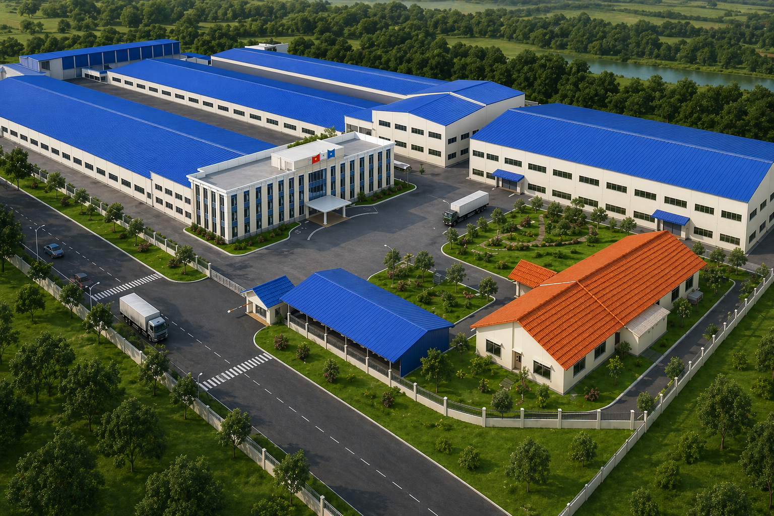 BÁN ĐẤT XÂY XƯỞNG TRONG KCN BÌNH PHƯỚC - ĐỒNG NAI (BÌNH PHƯỚC CŨ) DIỆN TÍCH TỔNG 5.195M2