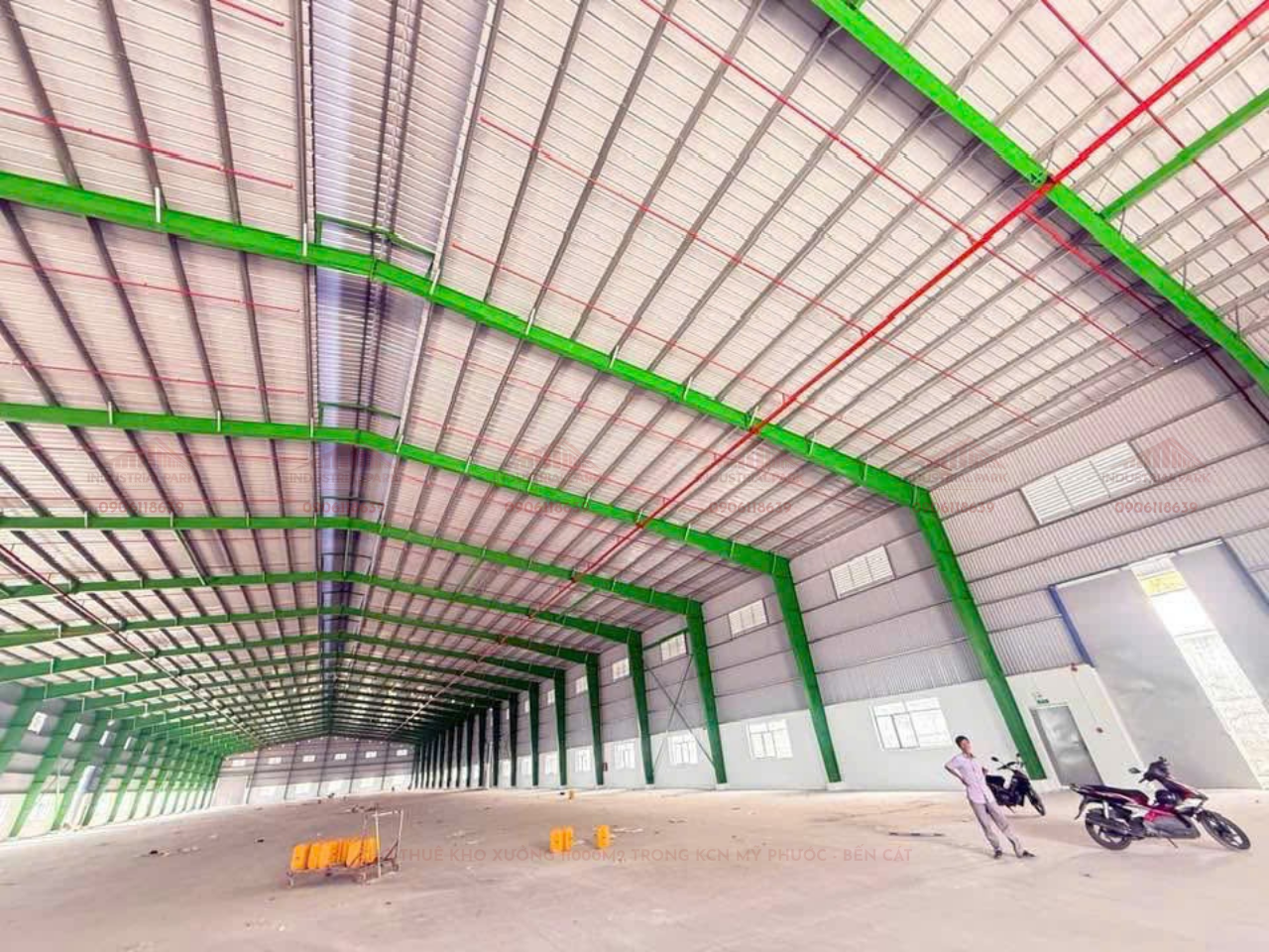 CHO THUÊ KHO XƯỞNG 11000M2 TRONG KCN MỸ PHƯỚC - BẾN CÁT | GIÁ THUÊ 4,5 USD/M2, PCCC TỰ ĐỘNG-1