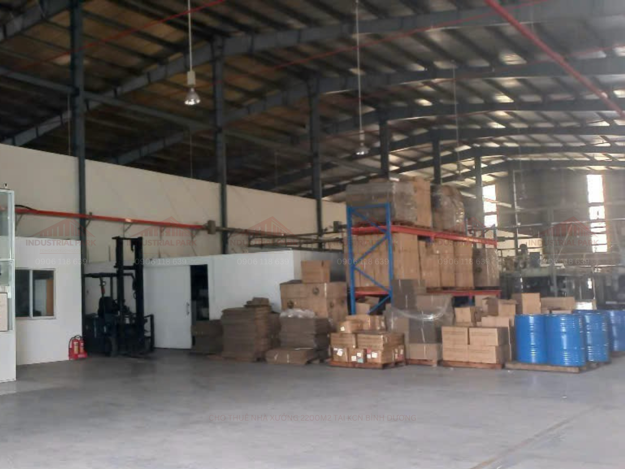 CHO THUÊ NHÀ XƯỞNG 2200M2 TẠI KCN BÌNH DƯƠNG – TỔNG KHO XƯỞNG-1