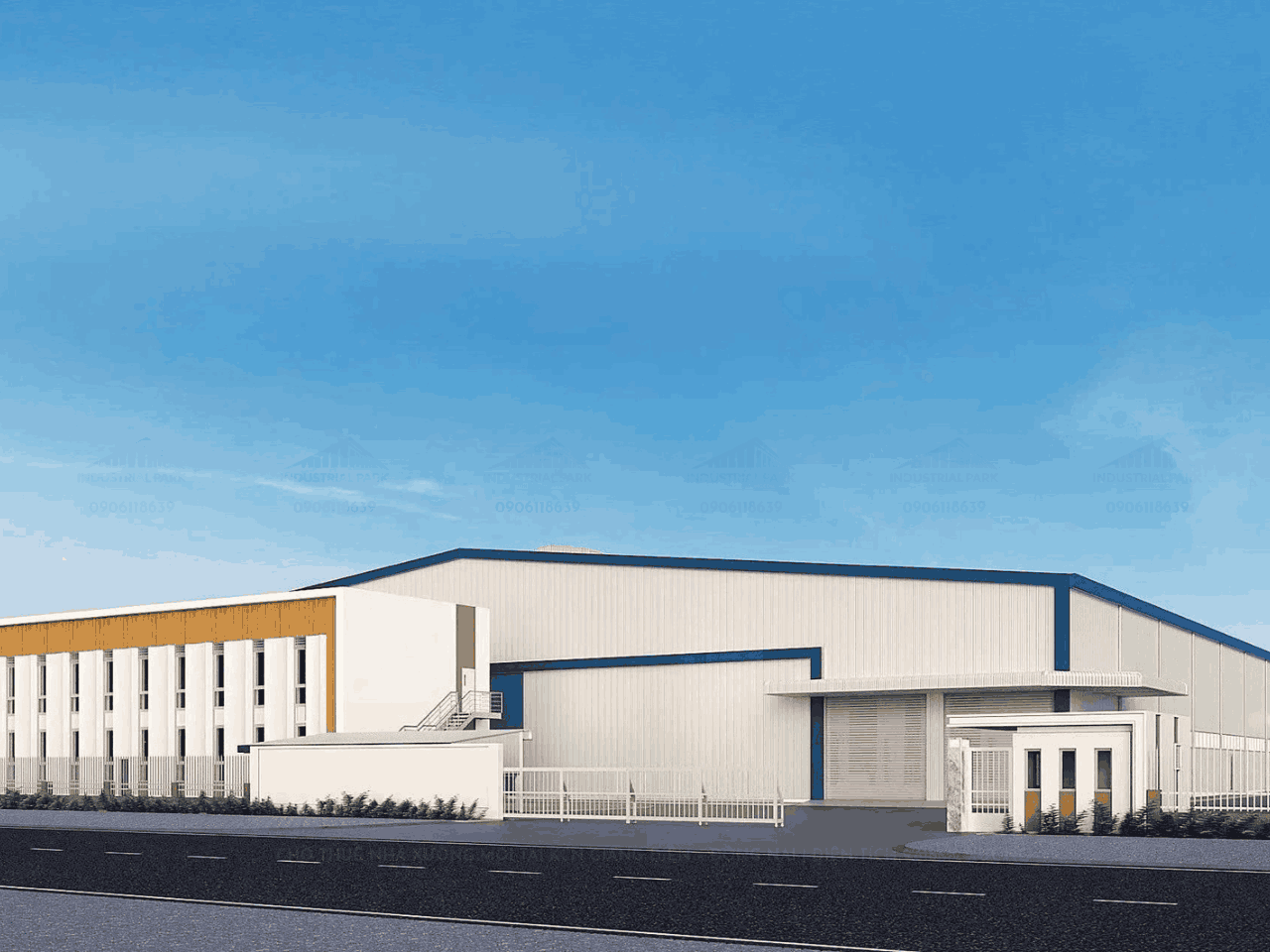 cho thuê nhà xưởng mới tại kcn giang điền – đồng nai | diện tích 9.618m2 xưởng-1