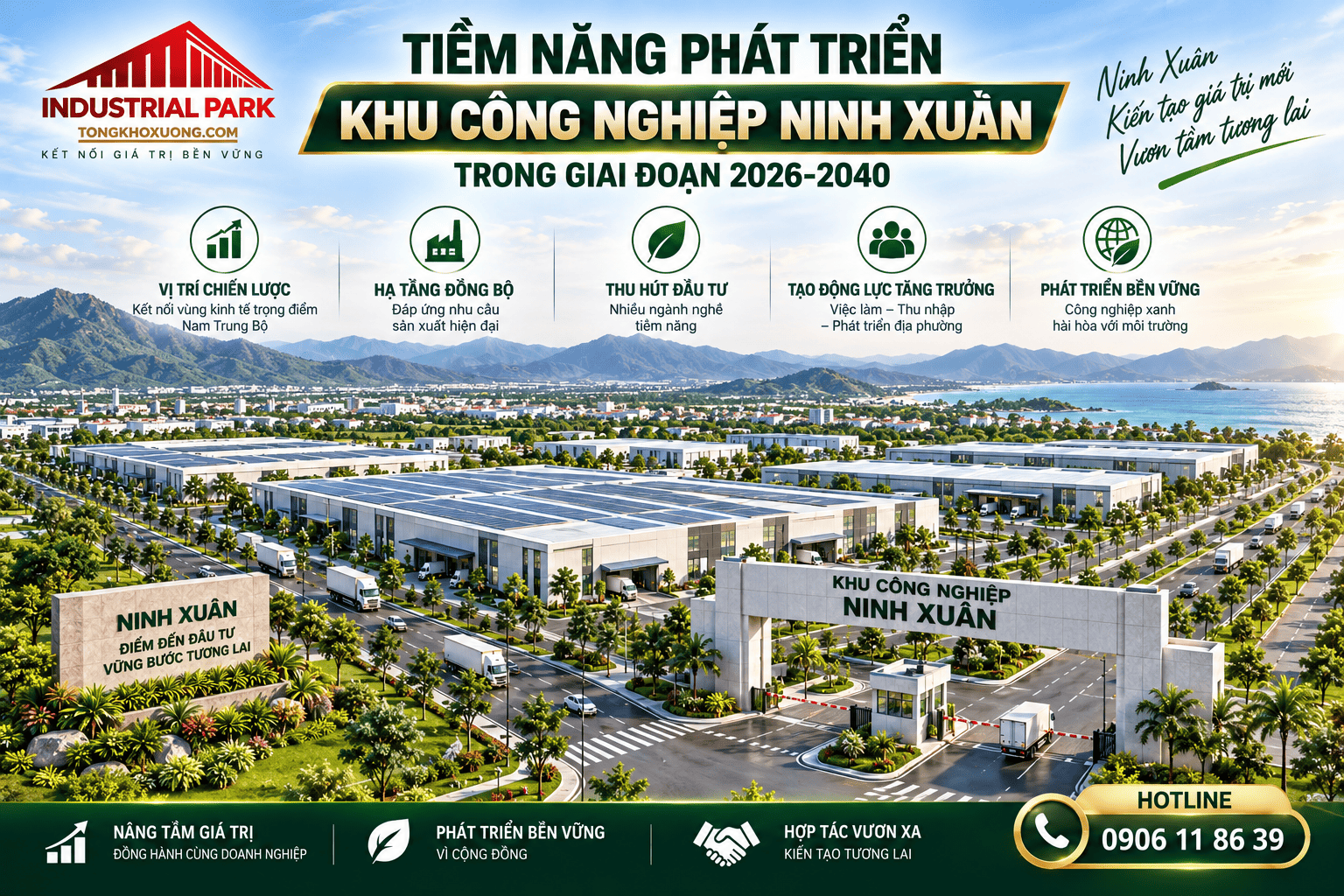 tiềm năng phát triển khu công nghiệp ninh xuân trong giai đoạn 2026–2040