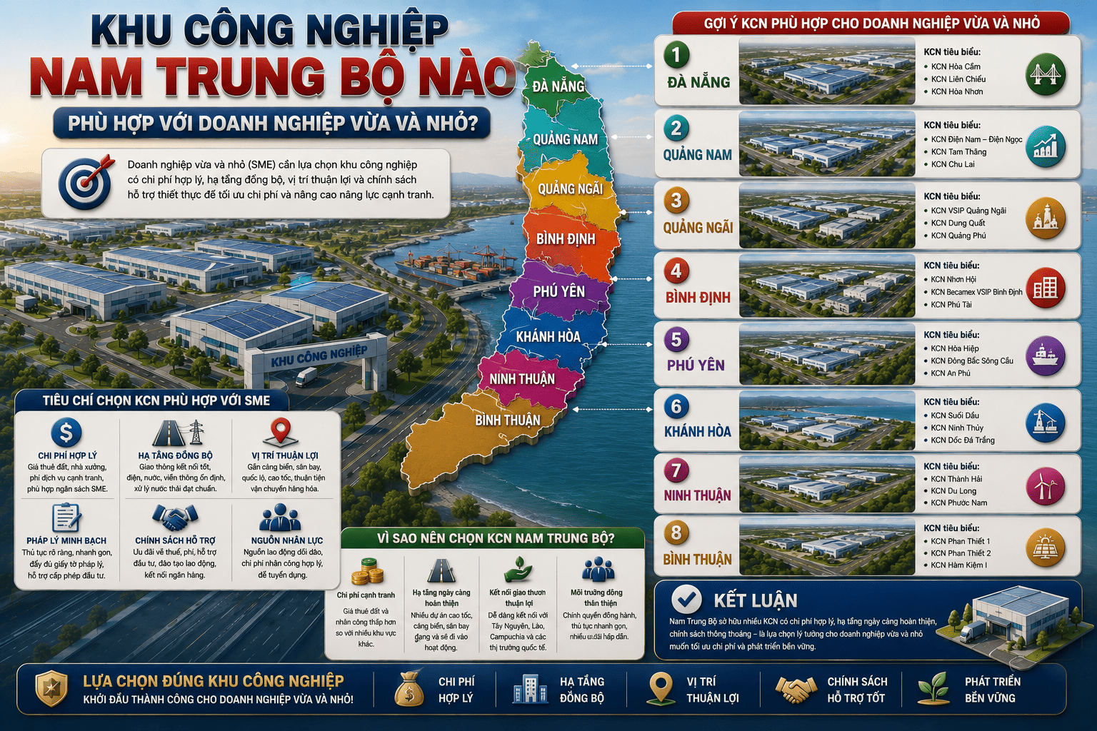 Khu Công Nghiệp Nam Trung Bộ Nào Phù Hợp Với Doanh Nghiệp Vừa Và Nhỏ 1 khu công nghiệp nam trung bộ nào phù hợp với doanh nghiệp vừa và nhỏ