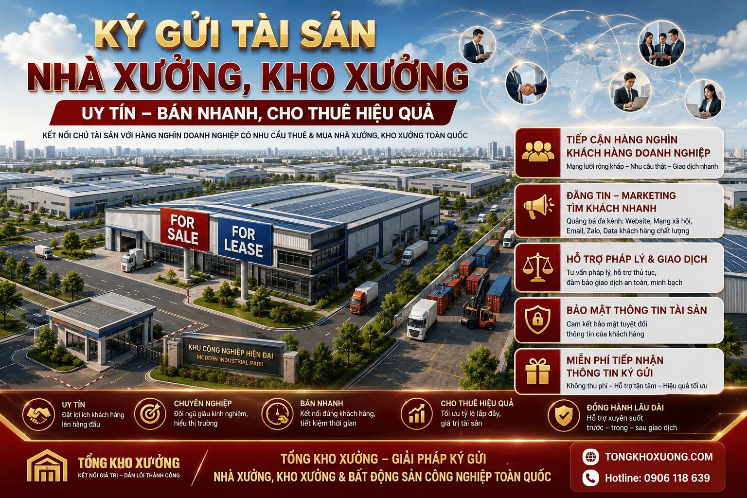 Ký Gửi Tài Sản Nhà Xưởng Kho Xưởng Uy Tín