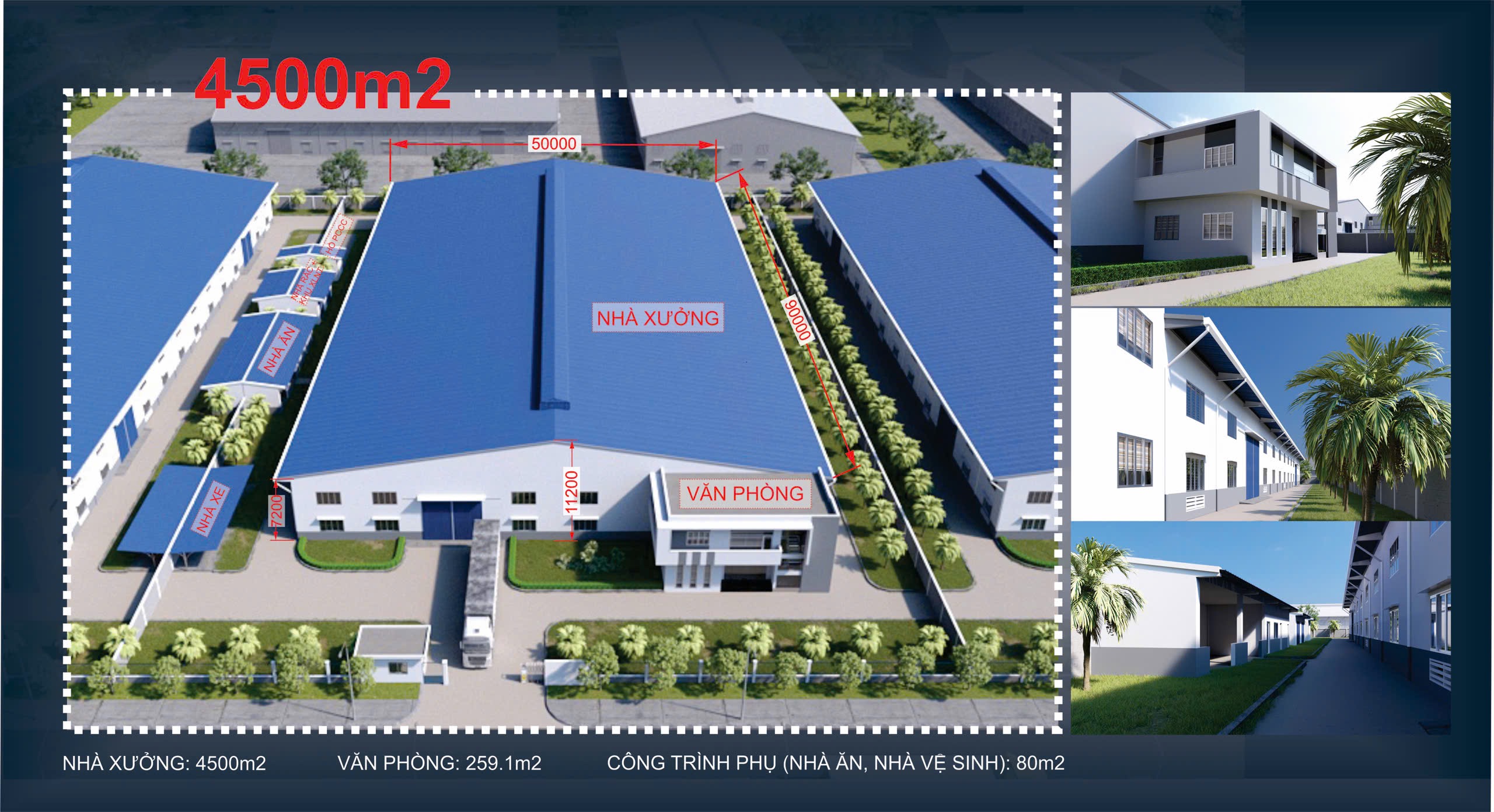 Cho thuê nhà xưởng KCN Tân Uyên 4